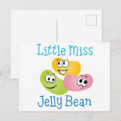 Miss Jelly Bean Briefkaart (Voorkant / Achterkant)