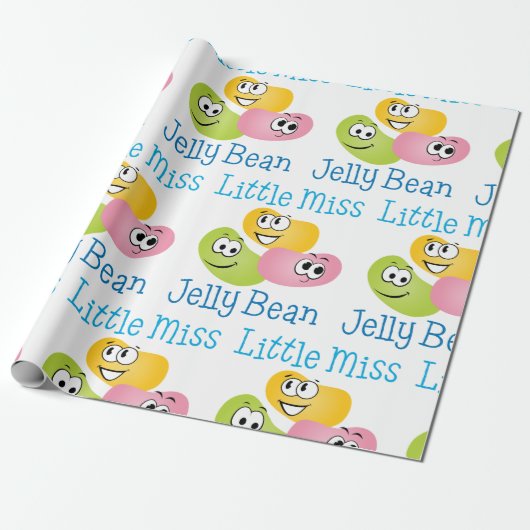 Miss Jelly Bean Cadeaupapier (Uitgerold)
