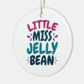 Miss Jelly Bean Easter Snoep Nickname Keramisch Ornament (Links)