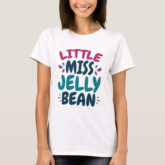 Miss Jelly Bean Easter Snoep Nickname T-shirt (Voorkant)