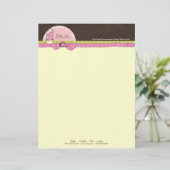 Miss. Jen Basket Letterhead Custom Briefhoofd (Staand voorkant)