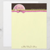 Miss. Jen Basket Letterhead Custom Briefhoofd (Voorkant / Achterkant)