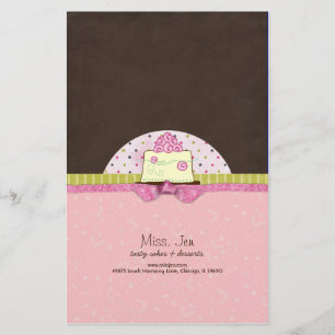 Miss. Jen Cake Snoep Bar Wrappers Briefpapier