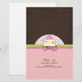 Miss. Jen Cake Snoep Bar Wrappers Briefpapier (Voorkant / Achterkant)