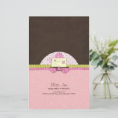 Miss. Jen Cake Snoep Bar Wrappers Briefpapier (Staand voorkant)