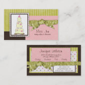 Miss. Jen Cake Visitekaartjes (Voorkant / Achterkant)