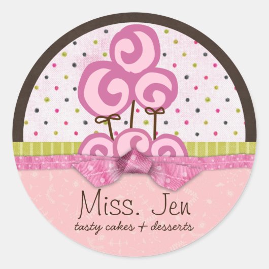 Miss. Jen Lolli Large Merchandise Stickers (Voorkant)