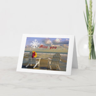 MISS JOU BEACH CHRISTMAS CARD FEESTDAGEN KAART