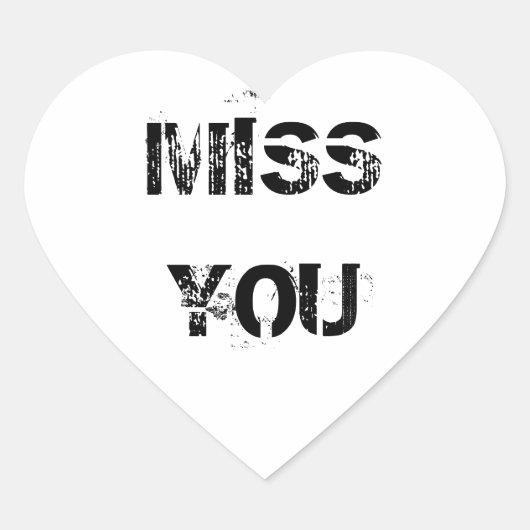 MISS JOU HART STICKER (Voorkant)