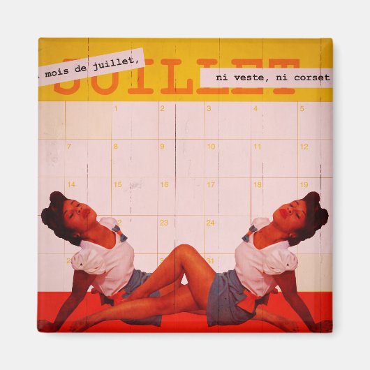 Miss Juillet Magneet (Voorkant)