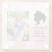 Miss Juli 2021 Glazen Onderzetter (Achterkant)