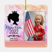 Miss Juli 2022 Keramisch Ornament (Achterkant)