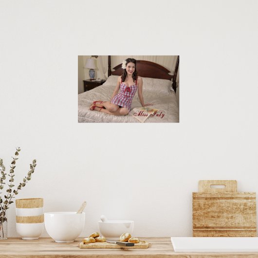 Miss Juli-Poster Poster (Keuken)