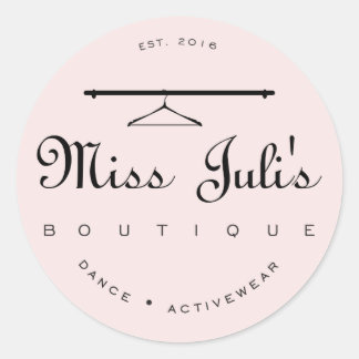 Miss Juli ronde Sticker, glanzend Sticker