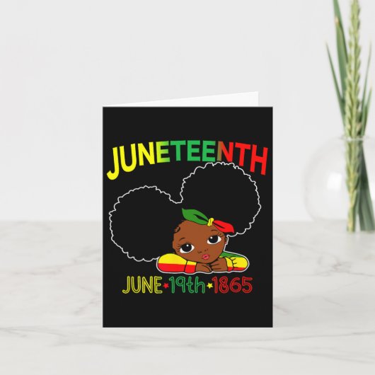 Miss Juneteenth Celebrate, 19 juni Bl. Kaart (Voorkant)