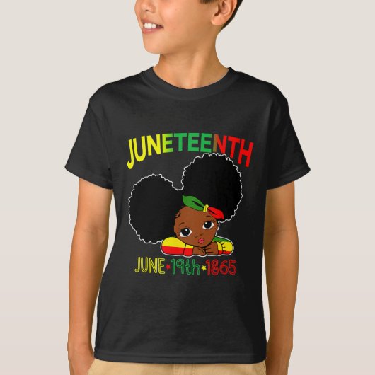 Miss Juneteenth Celebrate, 19 juni Bl. T-shirt (Voorkant)