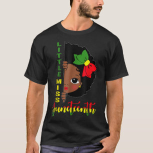 Miss Juneteenth Girl Toddler Black History T-shirt