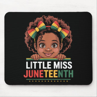 Miss Juneteenth Vrijheid Zwarte Amerikaanse Afrika Muismat