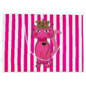 Miss Kat, Roze Glitter 3s-GIFT BAG L Groot Cadeauzakje (Achterkant)