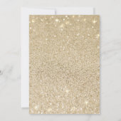 Miss Kinder Afstudeerder Gold Glitter Drip Magazin Kaart (Achterkant)