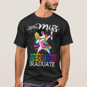 Miss Kindergarten Afstuderen Unicorn ver2 T-shirt