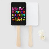 Miss Kindergarten Handwaaier (Voorkant en achterkant)