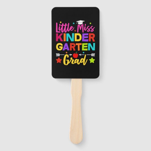 Miss Kindergarten Handwaaier (Voorkant)