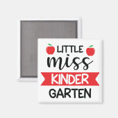 Miss Kindergarten Magneet (Voorkant / Achterkant)