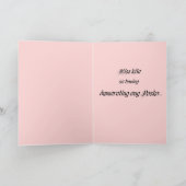 Miss kita was aan het tuwing, die ang pasko dumare feestdagen kaart (Binnen)