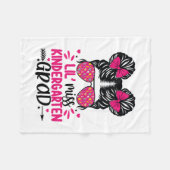 Miss Kleuterschool Afstudeerder Afstuderen Afgestu Fleece Deken (Voorkant (Horizontaal))