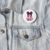 Miss Kleuterschool Afstudeerder Afstuderen Afgestu Ronde Button 5,7 Cm (In situ)