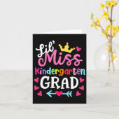 Miss Kleuterschool Laatste Dag van de School 2024  Kaart (Gele Bloem)