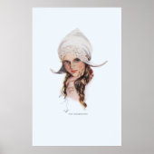 Miss Knickerbocker van Harrison Fisher Poster (Voorkant)