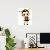 Miss Lady Bumblebee Poster (Thuiskantoor)