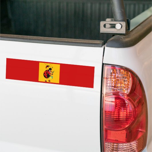 Miss Ladybug Bumpersticker (Op Truck)