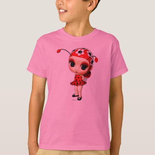 Miss Ladybug-Kinderen T-shirt (Voorkant)
