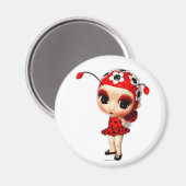 Miss Ladybug Magneet (Voorkant / Achterkant)