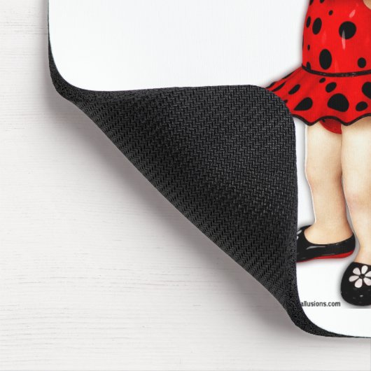 Miss Ladybug Mousepad Muismat (Hoek)