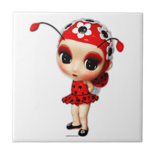 Miss Ladybug Tegeltje