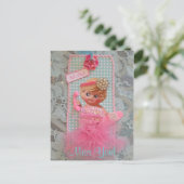 Miss. Laten we Chat! Briefkaart (Staand voorkant)