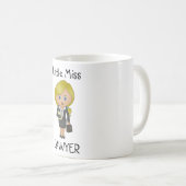 Miss Lawyer - Blonde, Blue Eyes Coffee Mok (Voorkant rechts)