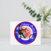 Miss Liberty Belle Briefkaart (Staand voorkant)