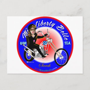 Miss Liberty Belle Briefkaart