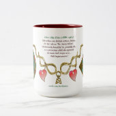 Miss Lily Elsie (Keramische Mok) Tweekleurige Koffiemok (Center)