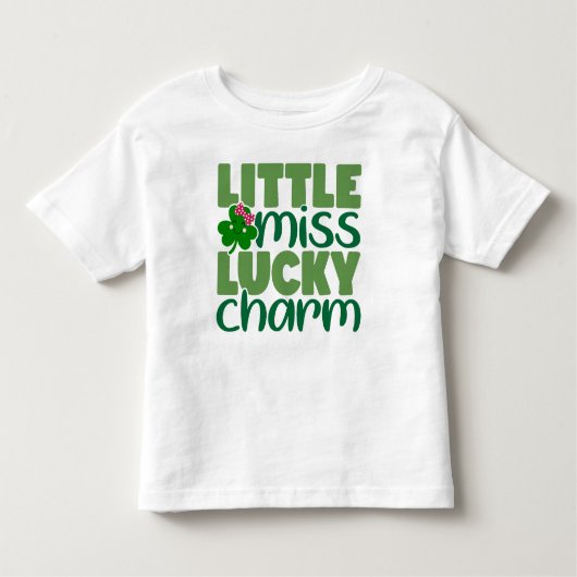 Miss Lucky Charm Kinder Shirts (Voorkant)