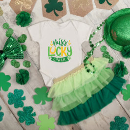 Miss Lucky Charm St. Patrick's Day Romper