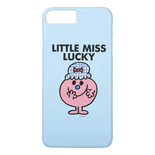 Miss Lucky Hiding haar mond Case-Mate iPhone Case (Achterkant)