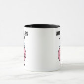 Miss Lucky Hiding haar mond Mok (Midden)