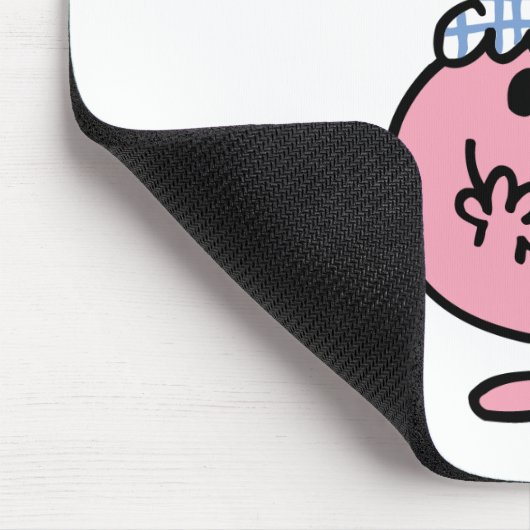 Miss Lucky Hiding haar mond Muismat (Hoek)