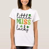 Miss Lucky Shirt, St. Patricks Day T-Shirt (Voorkant)